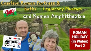 305 Caerleon Castle Roman Fortress and Baths Legionary Museum and Roman Amphitheatre Wales [upl. by Doone]