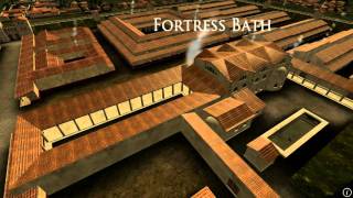 Animation of ancient Roman Fort in Caerleon Wales [upl. by Rudwik227]