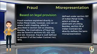 What is Difference Between Fraud amp Misrepresentation [upl. by Kimberli]