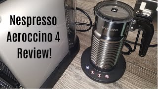 Nespresso Aeroccino 4 Milk Frother Review  Worth upgrading from the Aeroccino 3 [upl. by Treiber]