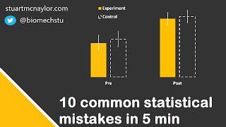 Ten Statistical Mistakes in 5 Min [upl. by Yehc]