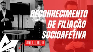 DIREITO DE FAMÍLIA Reconhecimento de filiação socioafetiva [upl. by Ahsyen399]