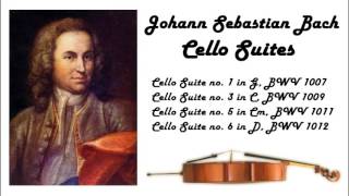 Johann Sebastian Bach  Cello suites in 432 Hz great for reading or studying [upl. by Ahseei79]