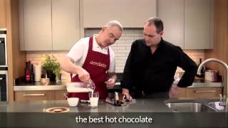 How to make a hot chocolate using an aerolatte milk frother [upl. by Euqnom]